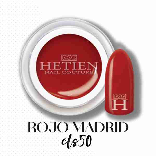 Gel Color Rosso Rojo Madrid