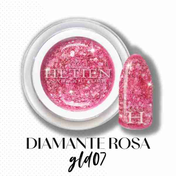 Gel Color Glitter Rosa