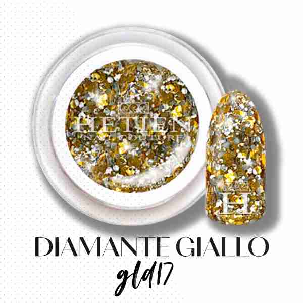 Gel Color Glitter Giallo Oro